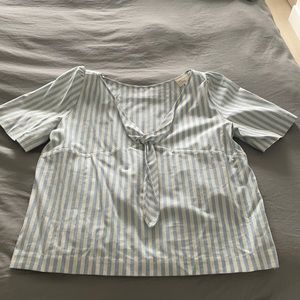 Sezane Massia Top Size 42 (10 US) 100% cotton